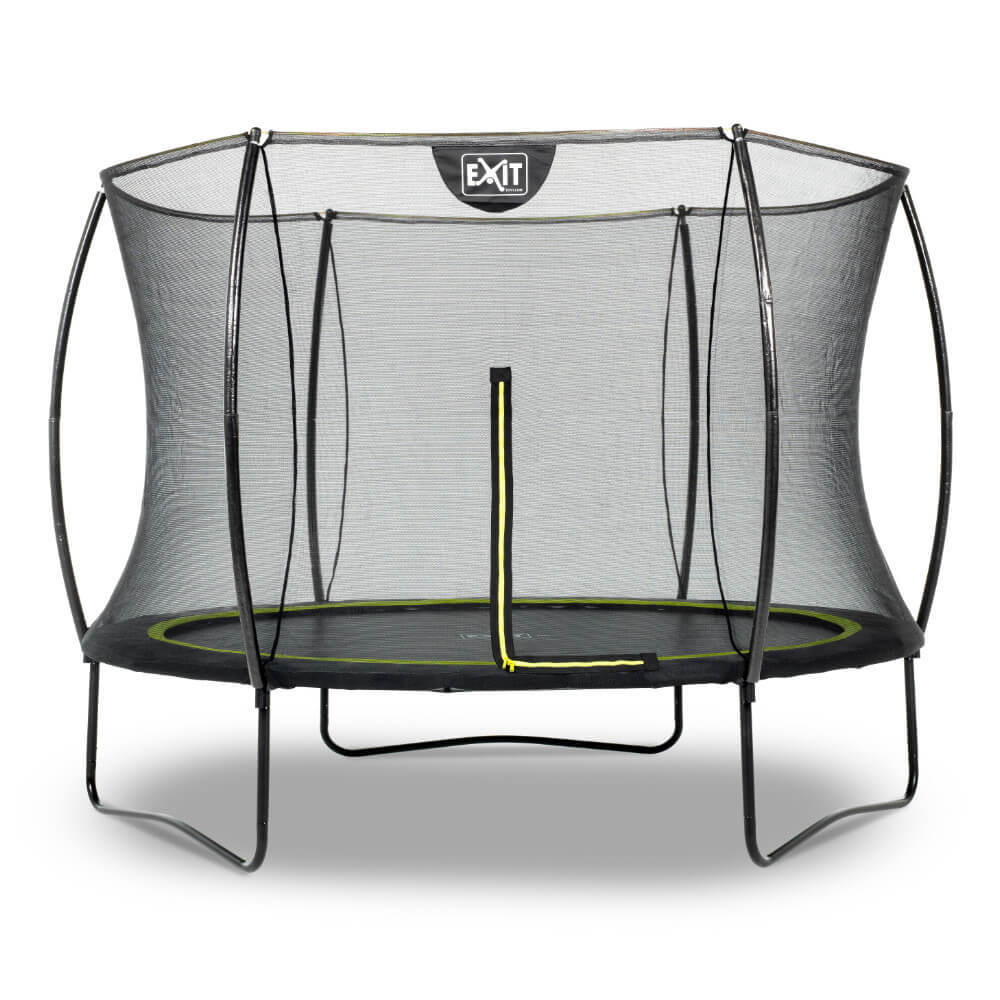 EXIT Toys Silhouette Black Edition Trampoline with Safety Net - 8ft