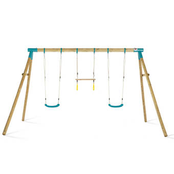 Plum Mangabey Wooden Swing Set