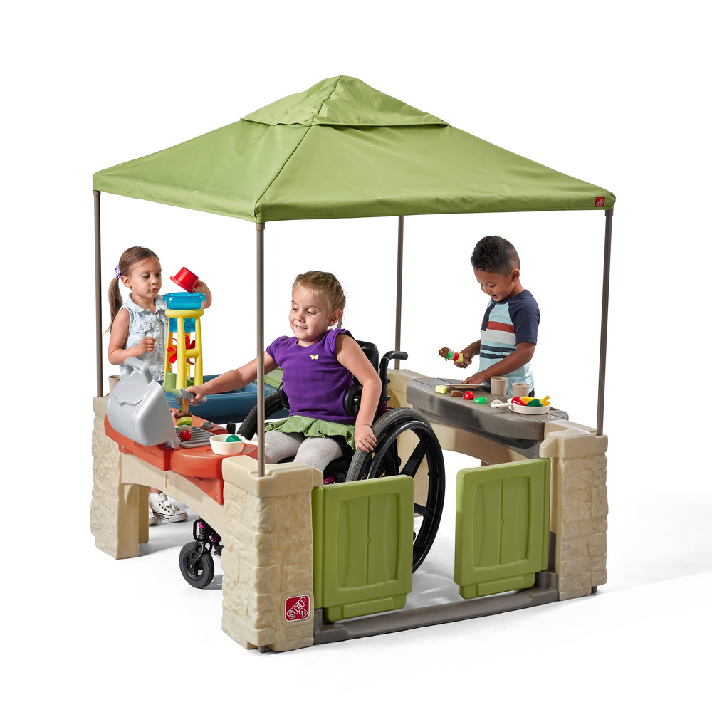 All-Around Playtime Patio with Canopy