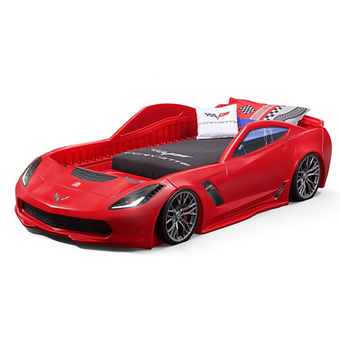 Step2 Corvette Z06 Bed with Lights - Red - Factory Seconds