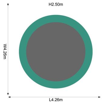 Plum SpaceZone II 14ft Trampoline with 3G Enclosure