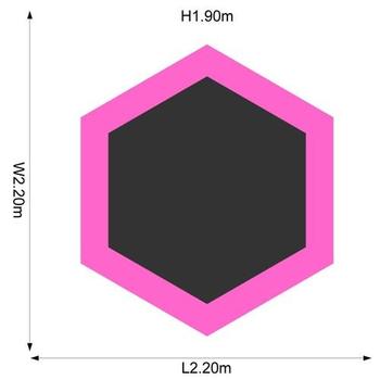 Plum Junior Jumper Trampoline - Pink and Purple - 7ft