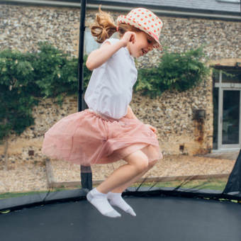 Plum Magnitude Trampoline & 3G Enclosure - 8ft