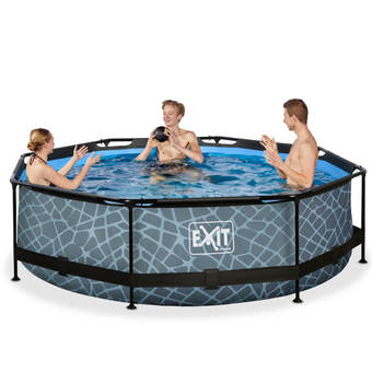 EXIT Toys Frame Pool - Stone- 300 x 76cm