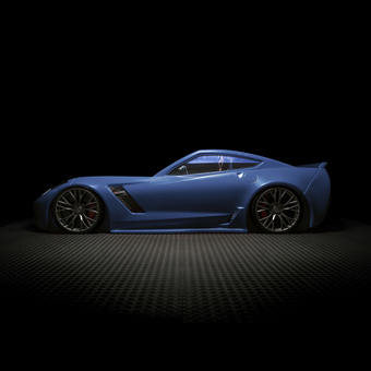 Step2 Corvette Z06 Bed with Lights - Blue