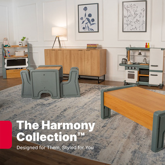 Step2 Harmony Table & Chairs Set - Sage Gray