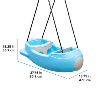 Step2 Rocket Swing For Two - Sky Blue