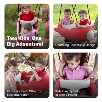 Step2 Rocket Swing For Two - Red