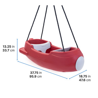 Step2 Rocket Swing For Two - Red