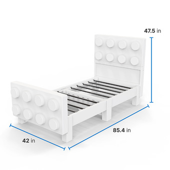 Step2 Contemporary Builders Bed - White