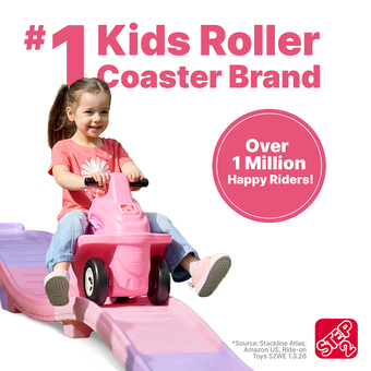 Step2 Bubblegum Blast Roller Coaster