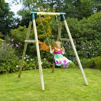 Plum BushBaby Wooden Swing Set 